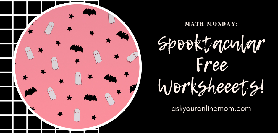 Math Monday: Spooktactular free worksheets!